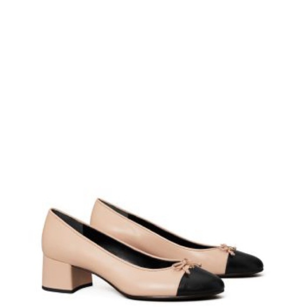 Tory Burch cap toe pumps